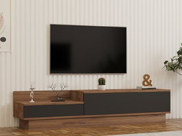 Hanah Home Soporte para TV Asır Pino Atlántico y Antracita